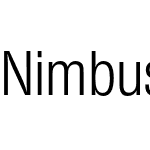 Nimbus Sans Novus Cond