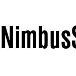 Nimbus Sans Cond D