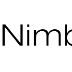 Nimbus Sans Extd D