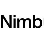 Nimbus Sans Novus D