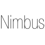 Nimbus Sans Novus Cond D