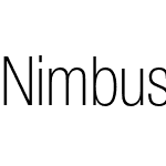 Nimbus Sans Novus Cond D