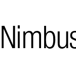 Nimbus Sans Novus Cond D