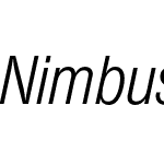 Nimbus Sans Novus Cond
