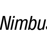 Nimbus Sans Novus Cond