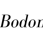 Bodoni URW Narrow