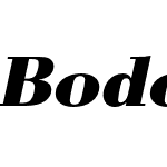 Bodoni URW Wide