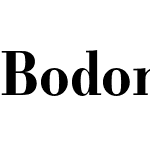 Bodoni URW Extra Narrow