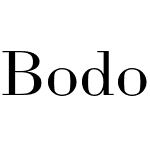 Bodoni URW Extra Wide