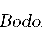 Bodoni URW Extra Wide