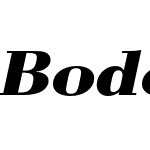 Bodoni URW Extra Wide