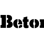 Beton Stencil D