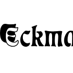 Eckmann Initials D