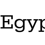 Egyptienne URW Wide