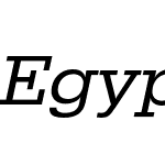 Egyptienne URW Wide