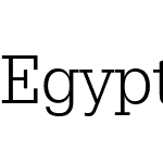 Egyptienne URW Extra Narrow