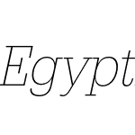 Egyptienne URW Extra Narrow