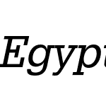 Egyptienne URW Extra Narrow