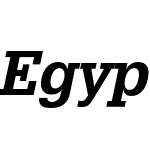 Egyptienne URW Extra Narrow