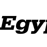 Egyptienne URW Extra Wide