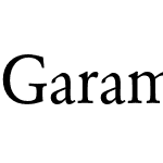 Garamond URW Narrow