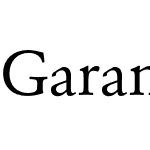 Garamond URW Wide