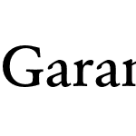 Garamond URW Wide