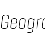 Geogrotesque Cond