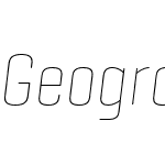 Geogrotesque Cond