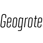 Geogrotesque XComp