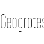 Geogrotesque XComp