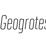 Geogrotesque XComp