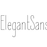 Elegant Sans