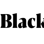 Blacker Pro Display Condensed