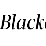 Blacker Pro Display Condensed