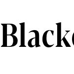 Blacker Pro Display Condensed