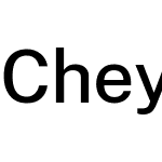 Cheyenne Sans Novus