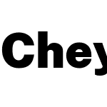 Cheyenne Sans Novus