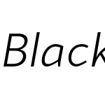 Blacker Sans