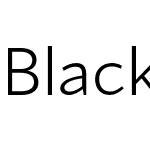 Blacker Sans