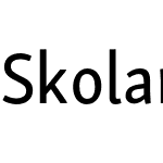 Skolar Sans Latin Condensed