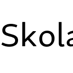 Skolar Sans Latin Extended