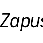 Zapus Sans