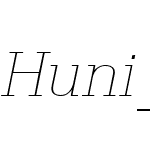 Huni_Serifa Th BT Italic