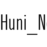 Huni_NewsGoth XCn BT