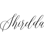 Shirelda Script Slant