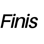 Finis Text