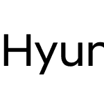 Hyundai Sans Head KR