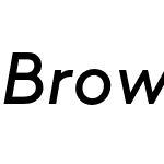 Brown LL Cyrillic