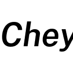 Cheyenne Sans Novus